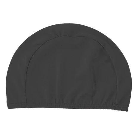 Текстилна плувна шапка за възрастни, черна S-SPORT