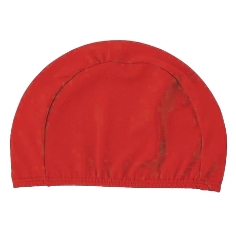 Текстилна плувна шапка за възрастни, червена S-SPORT