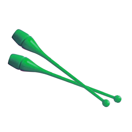 Гимнастическа бухалка, пластмасова, зелена S-SPORT