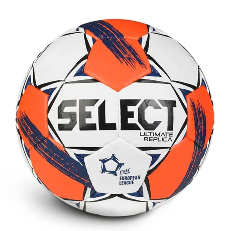 Хандбална топка Select Ultimate EHF Шампионска лига Replica V25 бял/червен размер 0
