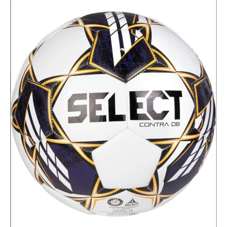 Футболна топка, размер 5 SELECT CONTRA V23 БЯЛО/ЛИЛАВО
