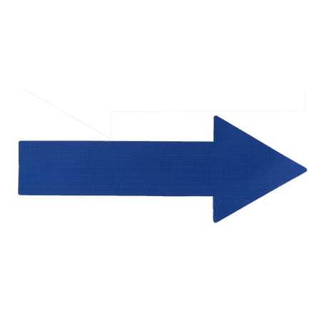 Гумена подова маркировка, синя стрелка - TREMBLAY