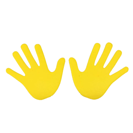 Гумен подов маркер, жълта ръка - TREMBLAY