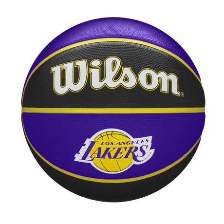 Баскетболна топка за открито, размер 7 - WILSON NBA TEAM TRIBUTE - LOS ANGELES LAKERS