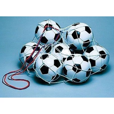 Мрежа за топки, 20 бр., бяла S-SPORT