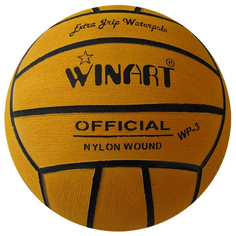 Топка за водна топка за деца, размер 3, жълта WINART