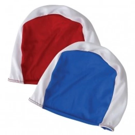 Детска текстилна плувна шапка синьо/бяло TREMBLAY