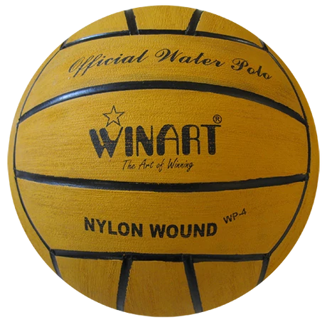 Топка за водна топка, юношеска, размер 4, жълта WINART