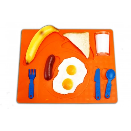 Логически пъзел за подреждане на храна 3D