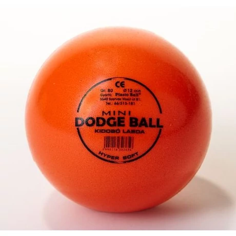 Топка за хвърляне, 12 см PLASTO HIPERSOFT