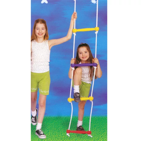 Въжена стълба, 2 м, цветна пластмаса D-TOYS