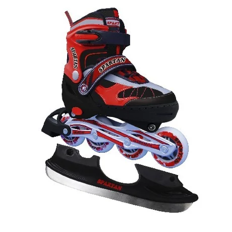 2 в 1 ролкови кънки и кънки за лед, 30-33, за момче SPARTAN