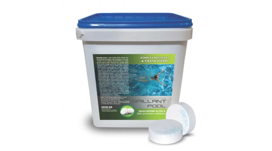 Макси-комби хлорна таблетка, 5 кг BRILLANT POOL