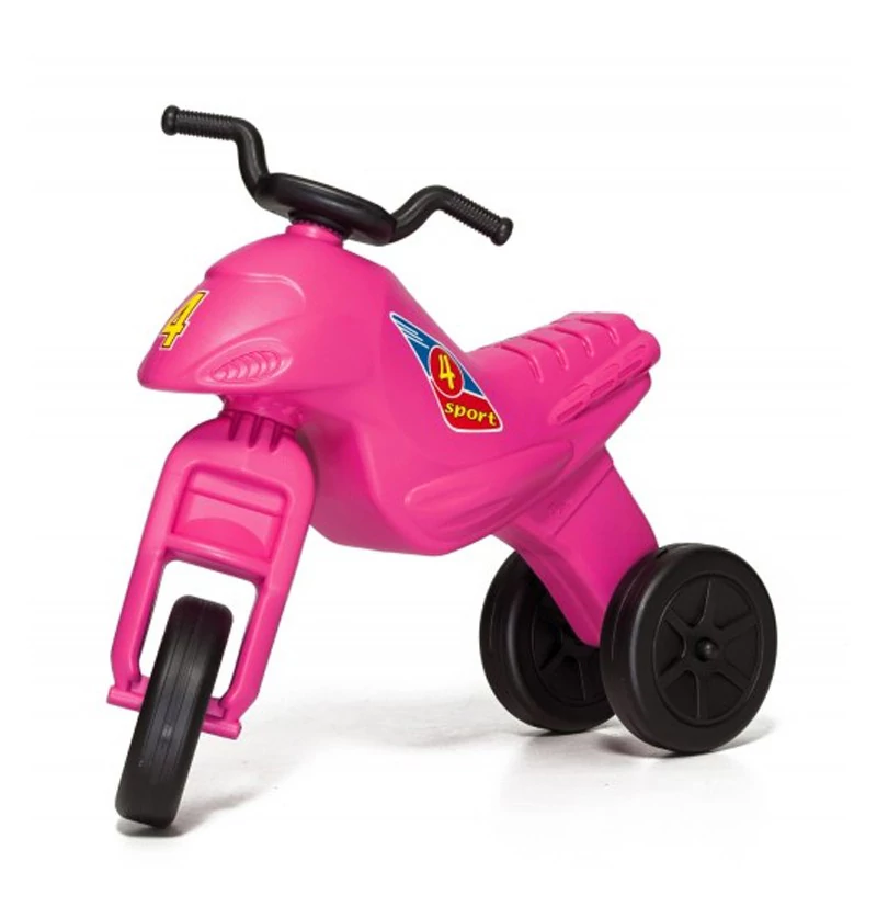 Детско моторче, задвижвано с крака, Pink SUPER BIKE 4 MAXI - 143