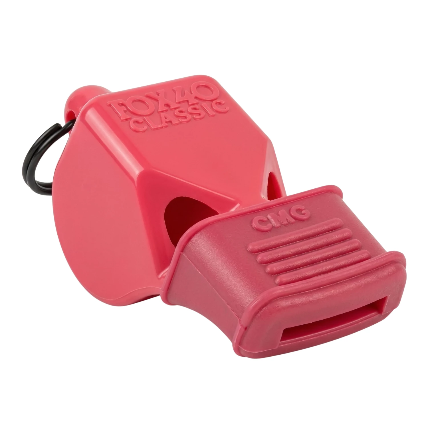Розова свирка с щадящ зъбите накрайник FOX40 CLASSIC CMG SAFETY PINK