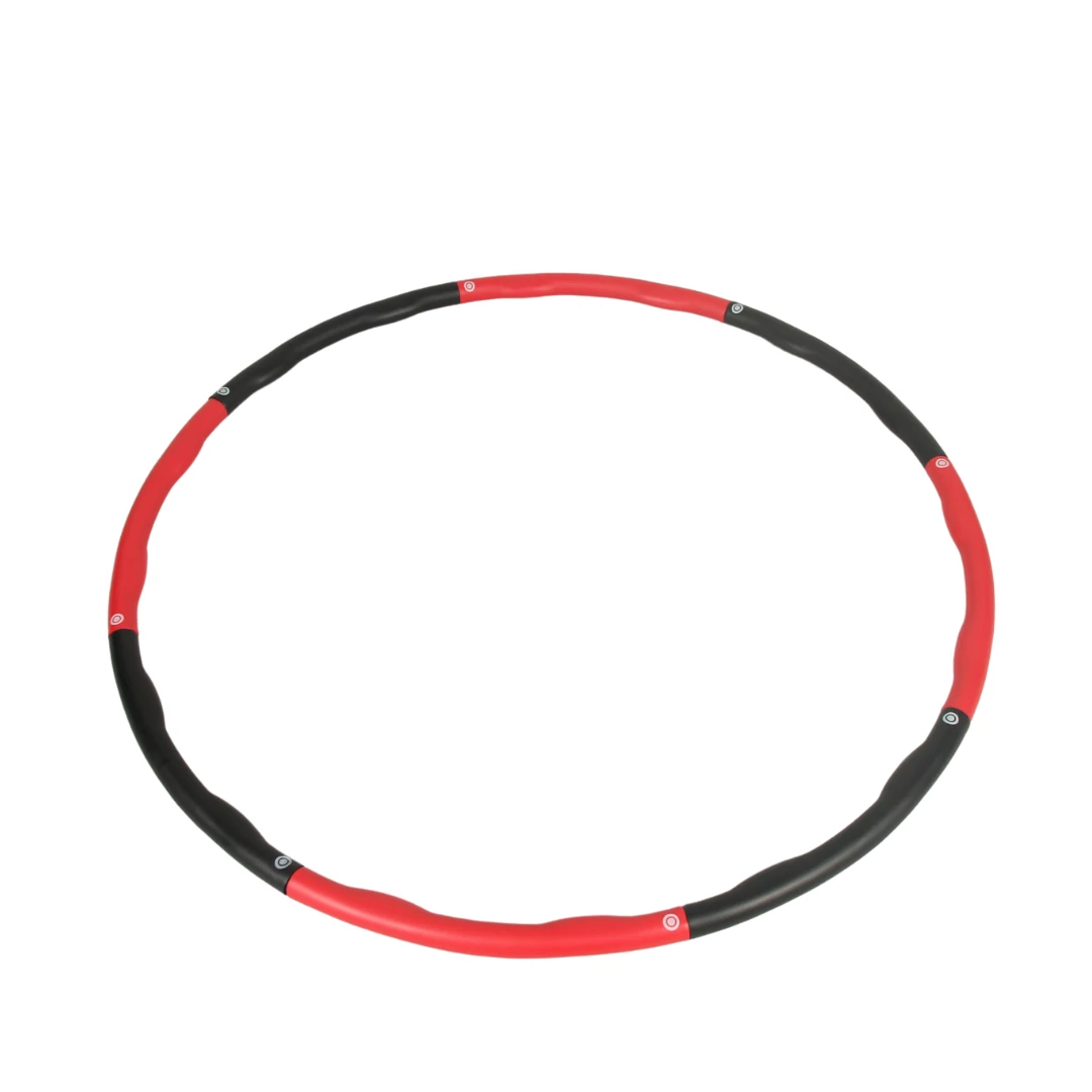 S-SPORT Масажиращ хулахоп / гимнастически обръч, 100 см ЧЕРВЕН