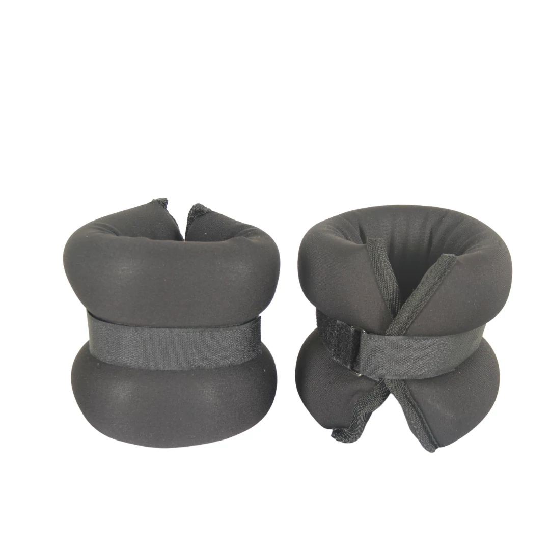 S-SPORT Soft тежести за ръце и глезени 2×2 кг, черни