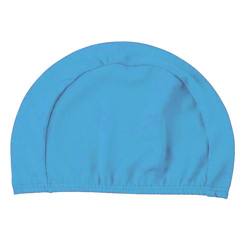 Текстилна плувна шапка за възрастни, светлосиня S-SPORT
