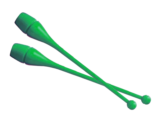 Гимнастическа бухалка, пластмасова, зелена S-SPORT