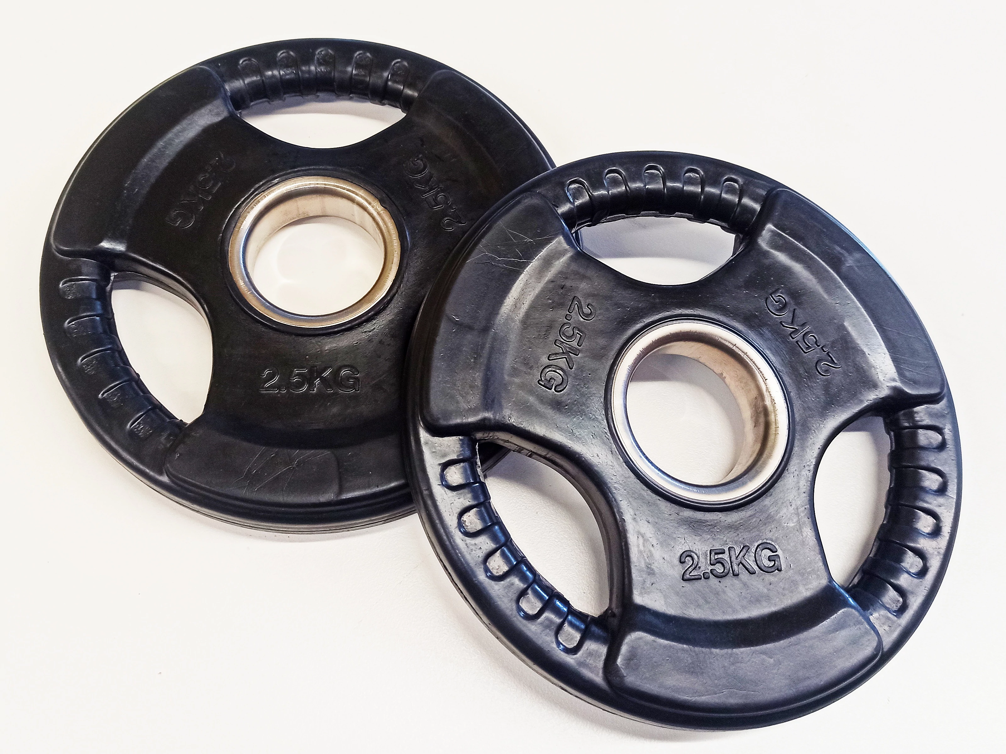 Гумиран диск за тежести, 51 мм - 2x2,5 кг S-SPORT