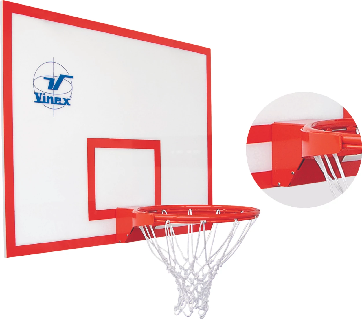 Пружинен баскетболен ринг – за зала, по стандарт FIBA VINEX FIBA