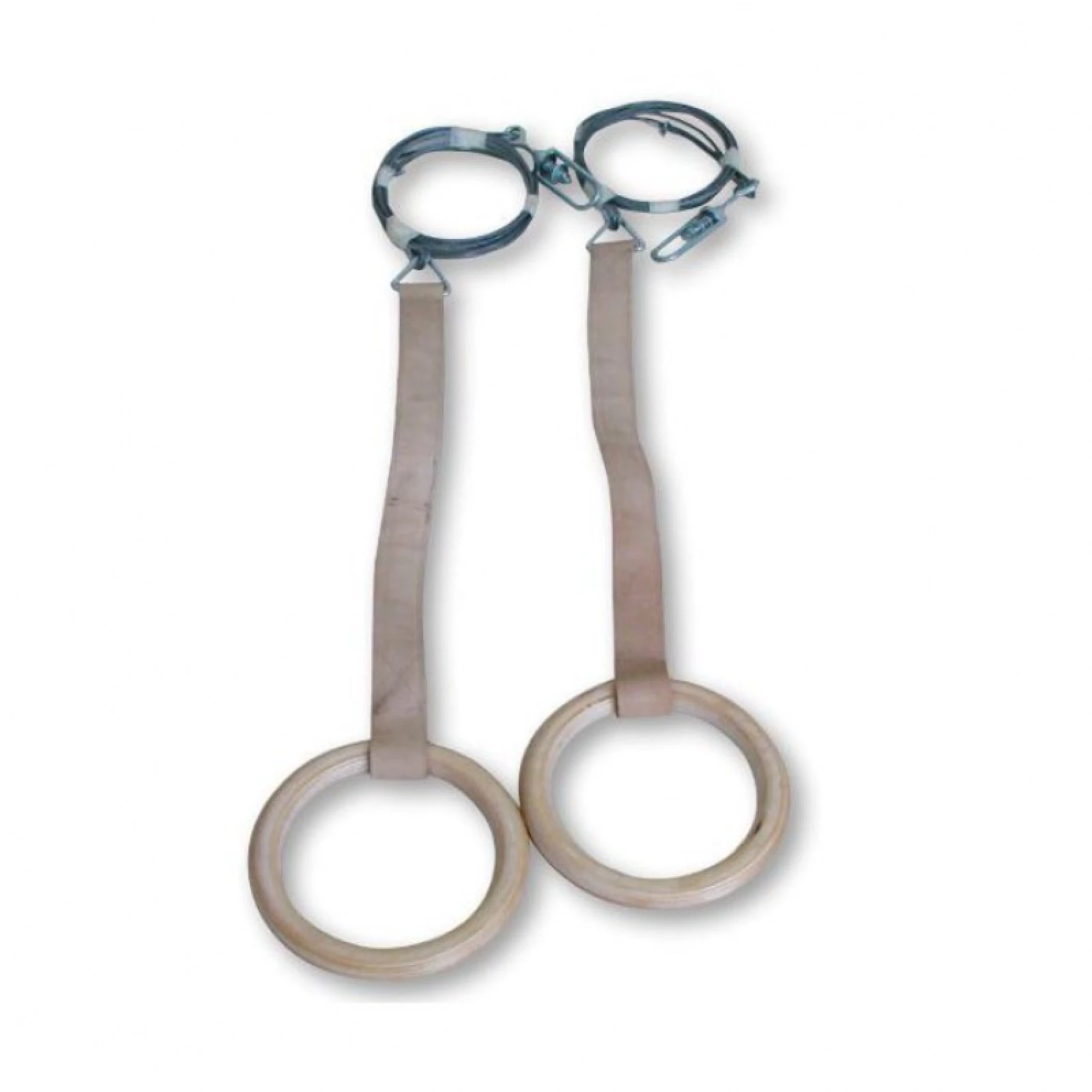 Люлка с халки (гимнастически халки), с кожени ремъци S-SPORT